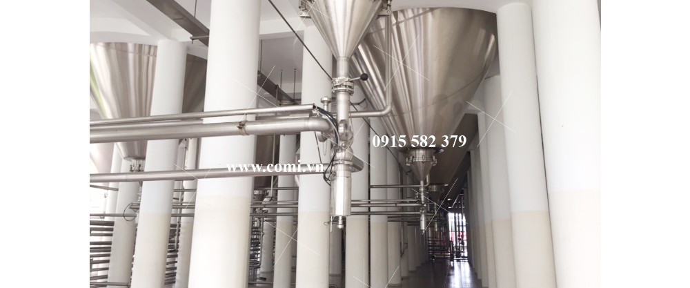 Sai Gon Soc Trang Beer - Installation of fermentation tanks