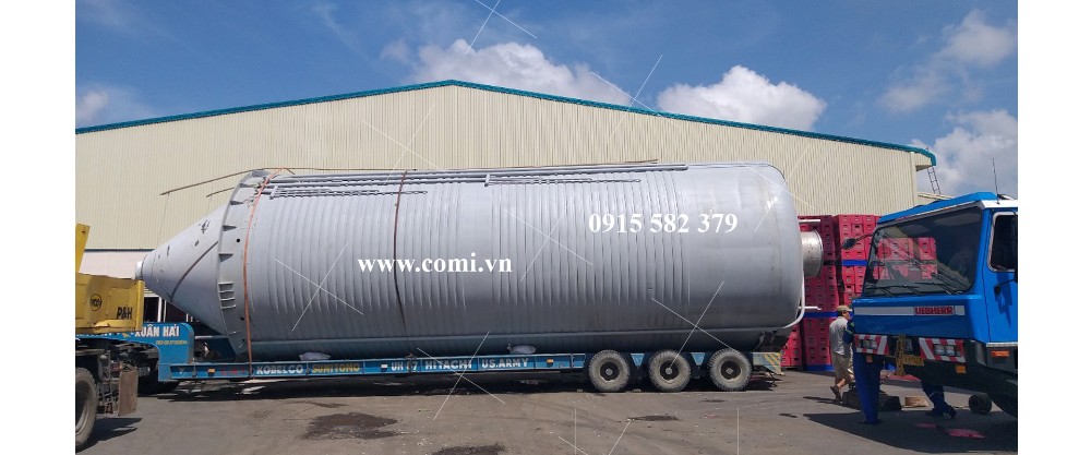 Bia Sài Gòn Miền Tây - Lắp đặt tank lên men