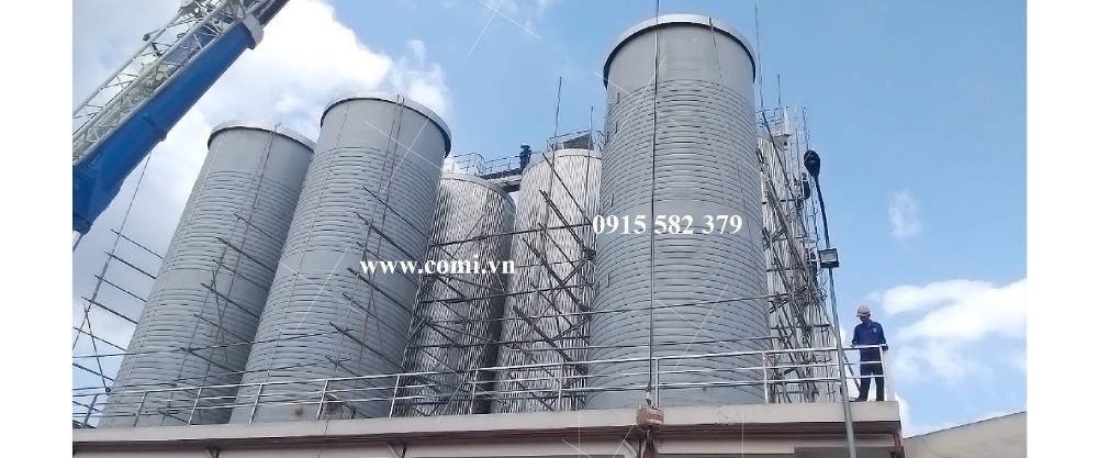Bia Sài Gòn Miền Tây - Lắp đặt tank lên men