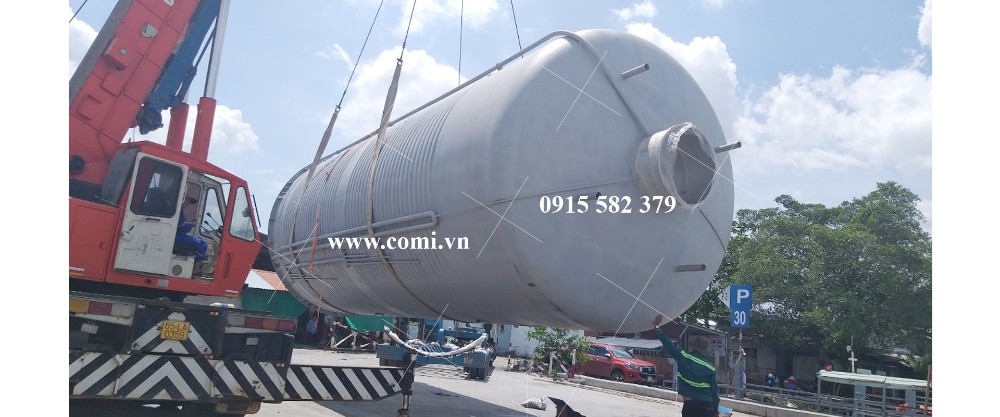 Bia Sài Gòn Miền Tây - Lắp đặt tank lên men